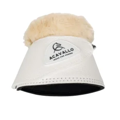 Acavallo Bell Boots Faux Sheepskin & Hook-And-Loop Closure