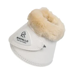 Acavallo Bell Boots Faux Sheepskin & Hook-And-Loop Closure