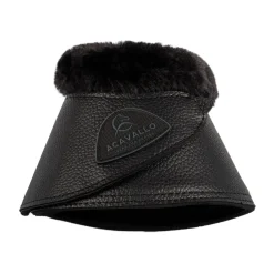 Acavallo Bell Boots Faux Sheepskin & Hook-And-Loop Closure