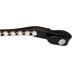 Acavallo Browband Calfskin & Oval Crystals