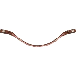 Acavallo Browband Calfskin & Round Crystals