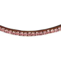 Acavallo Browband Calfskin & Round Crystals