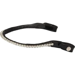 Acavallo Browband Calfskin & Round Crystals