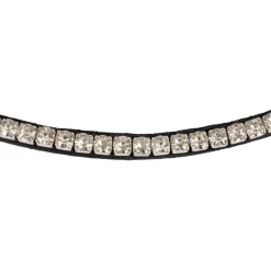 Acavallo Browband Calfskin & Round Crystals