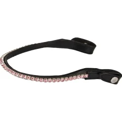 Acavallo Browband Calfskin & Round Crystals