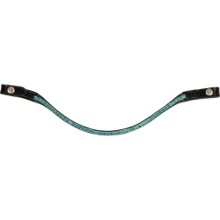 Acavallo Browband Calfskin & Round Crystals