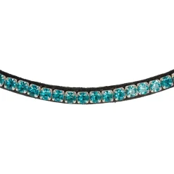 Acavallo Browband Calfskin & Round Crystals
