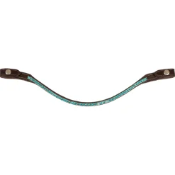 Acavallo Browband Calfskin & Round Crystals