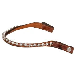 Acavallo Browband Calfskin & Starry Crystals