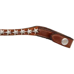 Acavallo Browband Calfskin & Starry Crystals