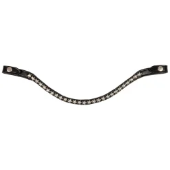 Acavallo Browband Calfskin & Starry Crystals