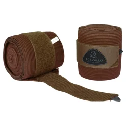 Acavallo Elasticated Exercise Bandages Fleece
