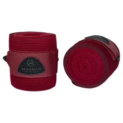 Acavallo Elasticated Exercise Bandages Fleece