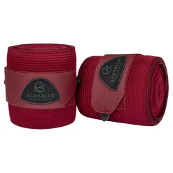 Acavallo Elasticated Exercise Bandages Fleece