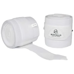 Acavallo Elasticated Exercise Bandages Fleece