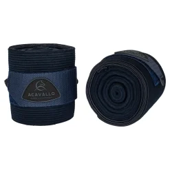 Acavallo Elasticated Exercise Bandages Fleece
