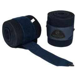Acavallo Elasticated Exercise Bandages Fleece