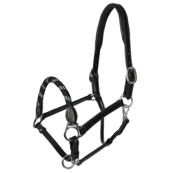 Acavallo Halter Anatomical Leather Rope Noseband