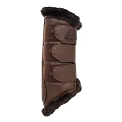 Acavallo Hind Brushing Boots Faux Leather & Faux Sheepskin