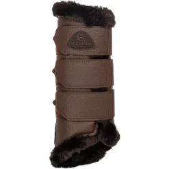 Acavallo Hind Brushing Boots Faux Leather & Faux Sheepskin