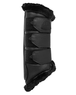 Acavallo Hind Brushing Boots Faux Leather & Faux Sheepskin