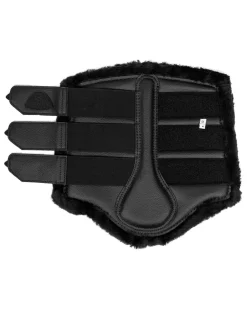 Acavallo Hind Brushing Boots Faux Leather & Faux Sheepskin