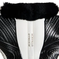 Acavallo Pad Mf-S Jccs-S Cw-Cs Suede Cut-Out Sheepskin Gel Grip Flat