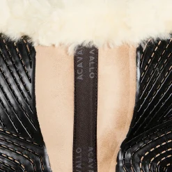 Acavallo Pad Mf-S Jccs-S Cw-Cs Suede Cut-Out Sheepskin Gel Grip Flat