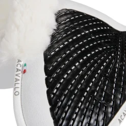 Acavallo Pad Mf-S Jccs-S Cw-Cs Suede Cut-Out Sheepskin Gel Grip Flat