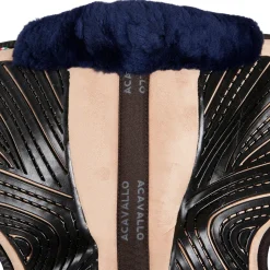 Acavallo Pad Mf-S Jccs-S Cw-Cs Suede Cut-Out Sheepskin Gel Grip Flat