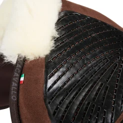 Acavallo Pad Mf-S Jccs-S Cw-Cs Suede Cut-Out Sheepskin Gel Grip Flat