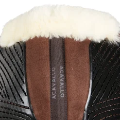 Acavallo Pad Mf-S Jccs-S Cw-Cs Suede Cut-Out Sheepskin Gel Grip Flat