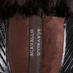 Acavallo Pad Mf-S Jccs-S Cw-Cs Suede Cut-Out Sheepskin Gel Grip Flat