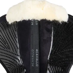 Acavallo Pad Mf-S Jccs-S Cw-Cs Suede Cut-Out Sheepskin Gel Grip Flat