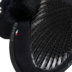 Acavallo Pad Mf-S Jccs-S Cw-Cs Suede Cut-Out Sheepskin Gel Grip Flat