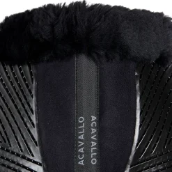 Acavallo Pad Mf-S Jccs-S Cw-Cs Suede Cut-Out Sheepskin Gel Grip Flat