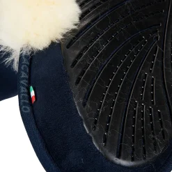 Acavallo Pad Mf-S Jccs-S Cw-Cs Suede Cut-Out Sheepskin Gel Grip Flat