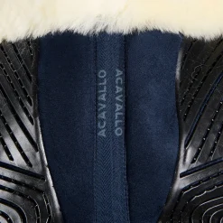 Acavallo Pad Mf-S Jccs-S Cw-Cs Suede Cut-Out Sheepskin Gel Grip Flat