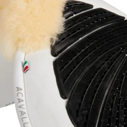 Acavallo Pad Mf-S Jccs-S Cw-Cs Suede Cut-Out Sheepskin Gel Grip Flat