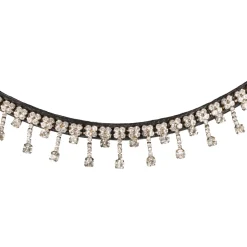 Acavallo Queen Browband Calfskin & Crystals