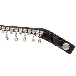 Acavallo Queen Browband Calfskin & Crystals