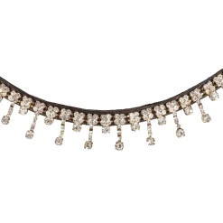Acavallo Queen Browband Calfskin & Crystals