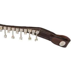 Acavallo Queen Browband Calfskin & Crystals