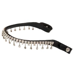 Acavallo Queen Browband Calfskin & Crystals