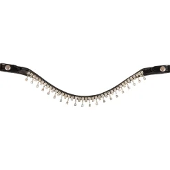 Acavallo Queen Browband Calfskin & Crystals