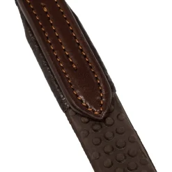 Acavallo Reins Leather & Rubber Grip