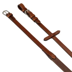 Acavallo Reins Leather & Rubber Grip