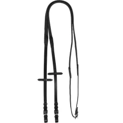 Acavallo Reins Leather & Rubber Grip