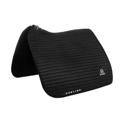 Acavallo Stripe Suede Dressage Saddle Pad W/Square Back Corner
