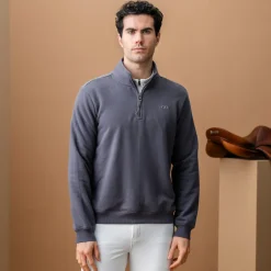 Alessandro Albanese Men's Gabriel Quarter Zip Sweatshirt